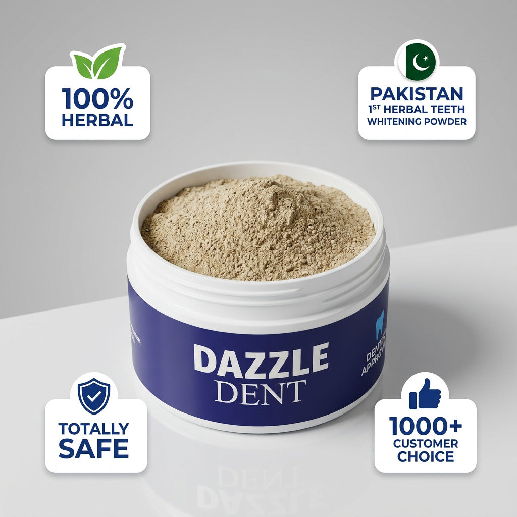 Dazzle Dent Teeth Whitening Powder- Pack Of 2 (20% Extra Off)